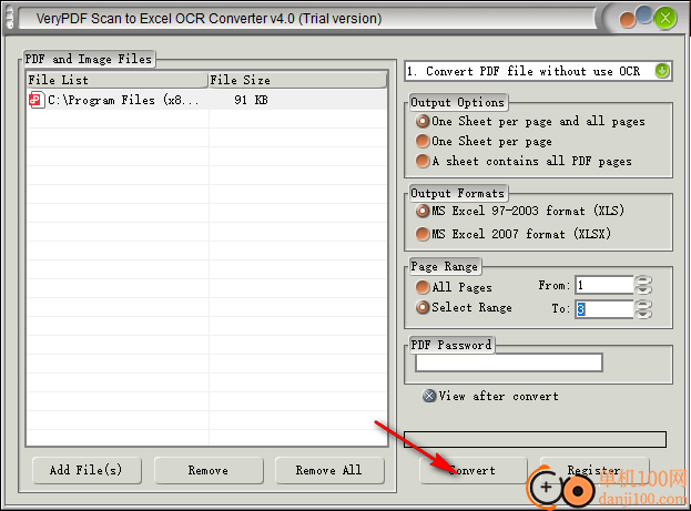 VeryPDF Scan to Excel OCR Converter(PDF轉換Excel)