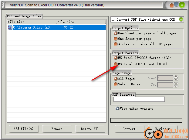VeryPDF Scan to Excel OCR Converter(PDF轉換Excel)