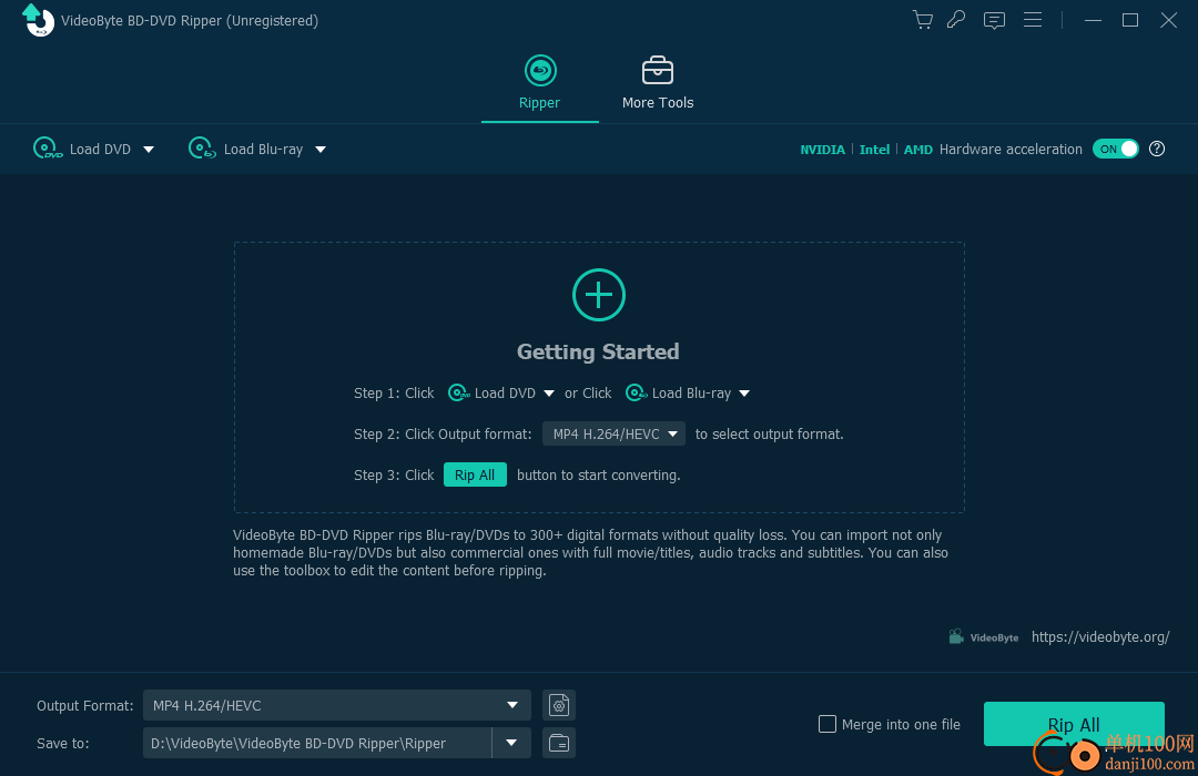 VideoByte BD-DVD Ripper(DVD翻录)