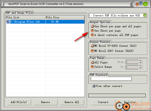 VeryPDF Scan to Excel OCR Converter(PDF轉換Excel)