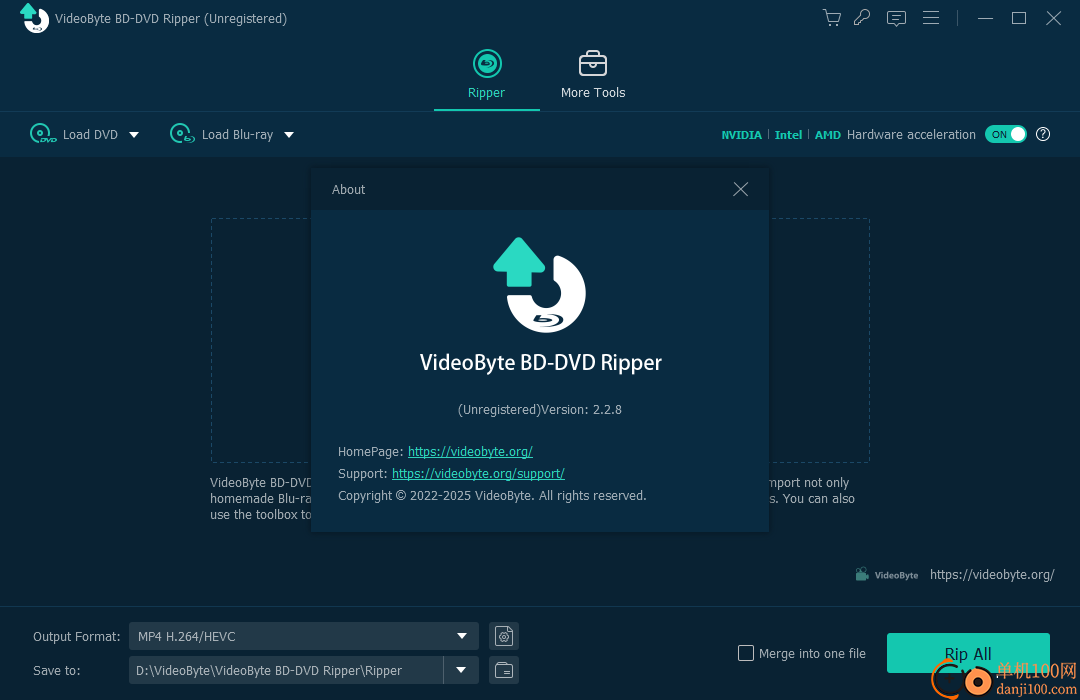 VideoByte BD-DVD Ripper(DVD翻录)