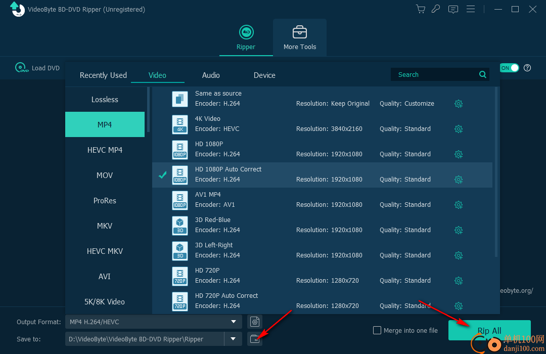 VideoByteBD-DVD Ripper(蓝光DVD翻录软件)