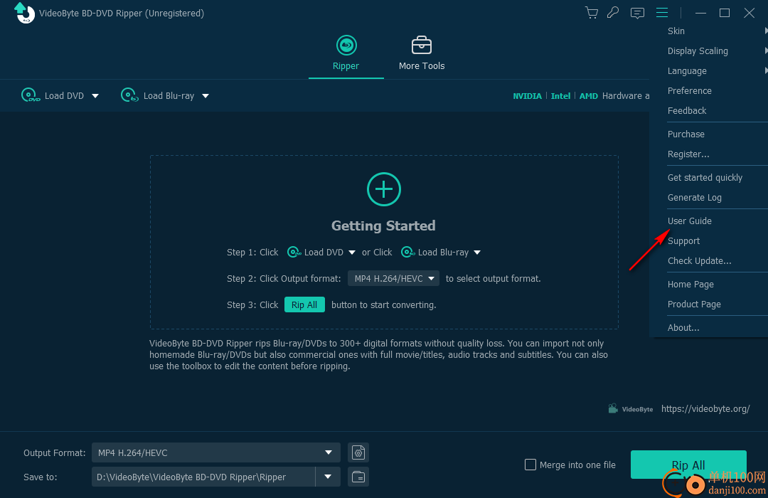 VideoByteBD-DVD Ripper(蓝光DVD翻录软件)