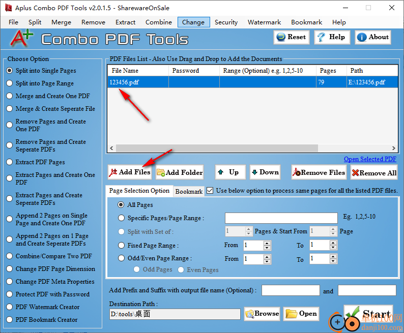 aplus combo pdf tools(pdf分割合并软件)