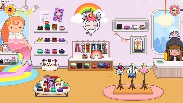 米加小镇服装店游戏