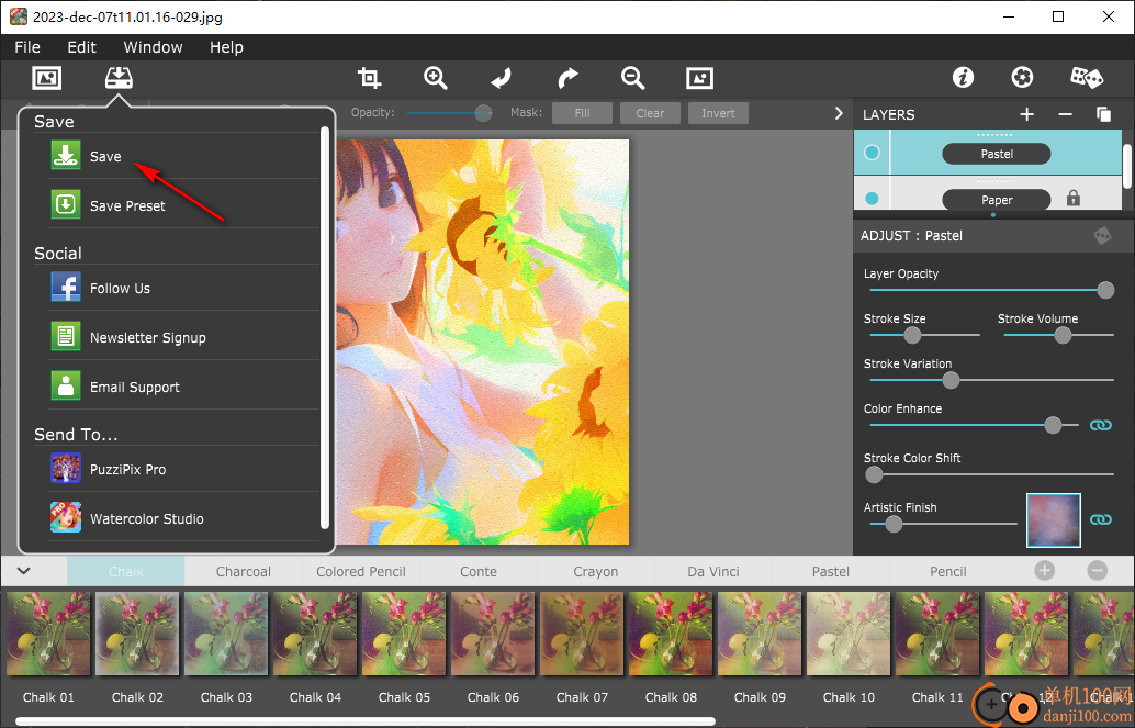 JixiPix Pastello(照片转艺术绘画工具)