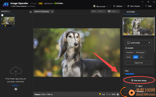 Nero AI Image Upscaler(AI图像品质提升工具)