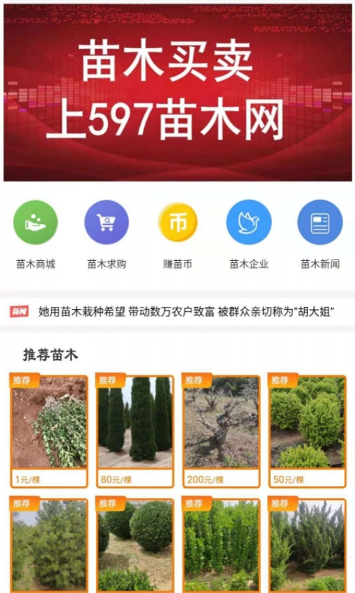 597苗木网appv3.4.1 3
