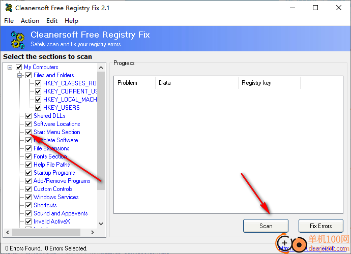 Cleanersoft Free Registry Fix(注册表修复工具)