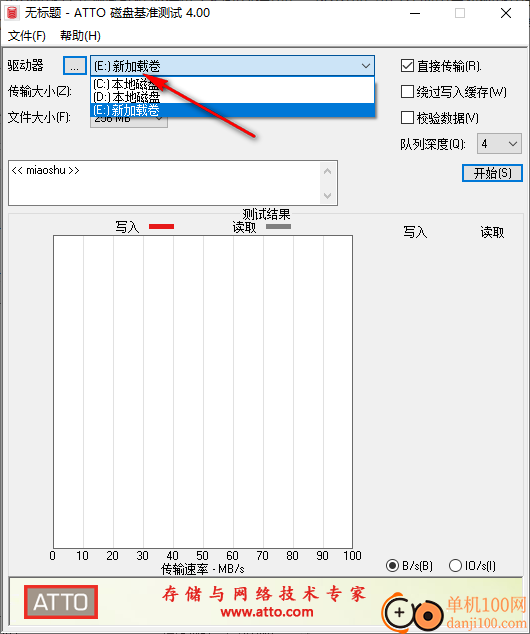 atto磁盘基准测试软件