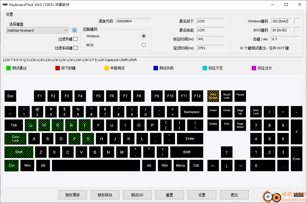 KeyboardTest(键盘测试)