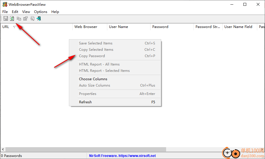 WebBrowserPassView(web密码恢复软件)