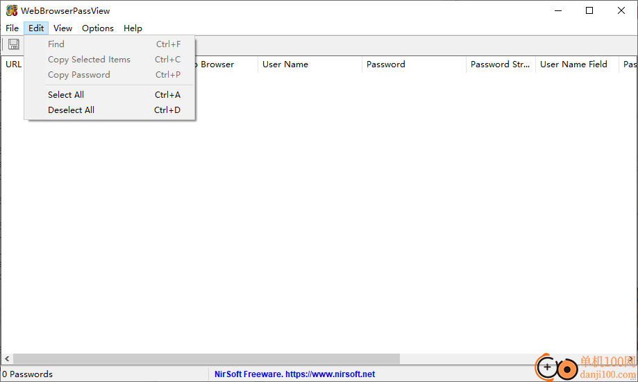 WebBrowserPassView(web密码恢复软件)