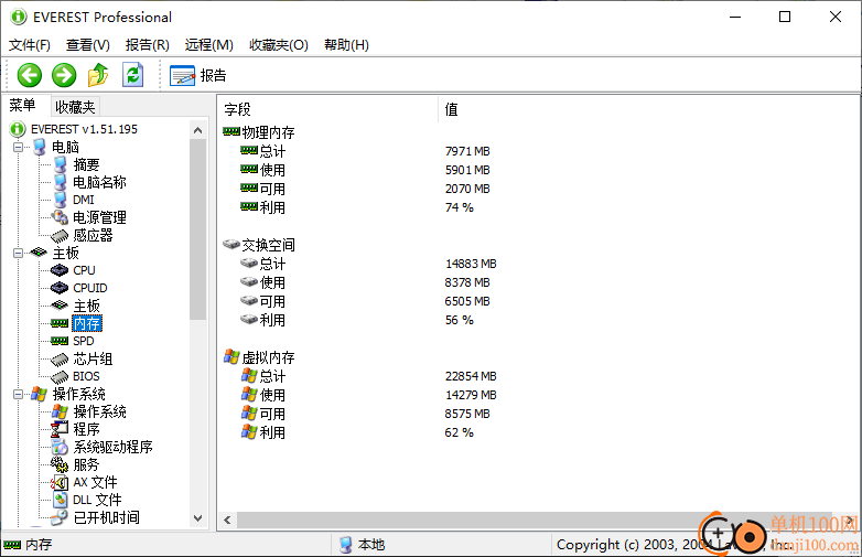 everest professional(硬件检测软件)