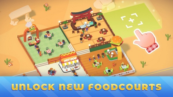 空闲食品公园大亨游戏
