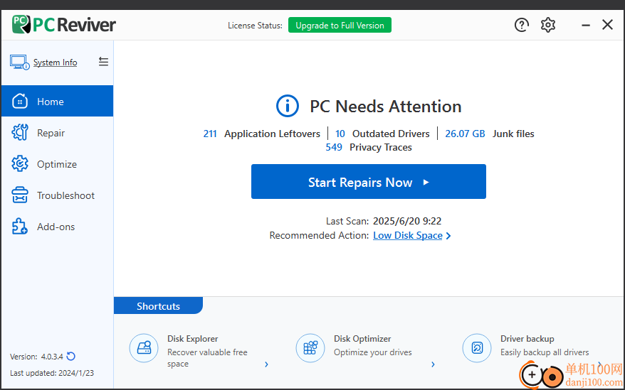 PC Reviver(电脑清理软件)