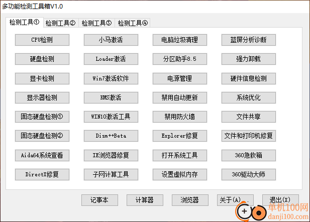 多功能检测工具箱
