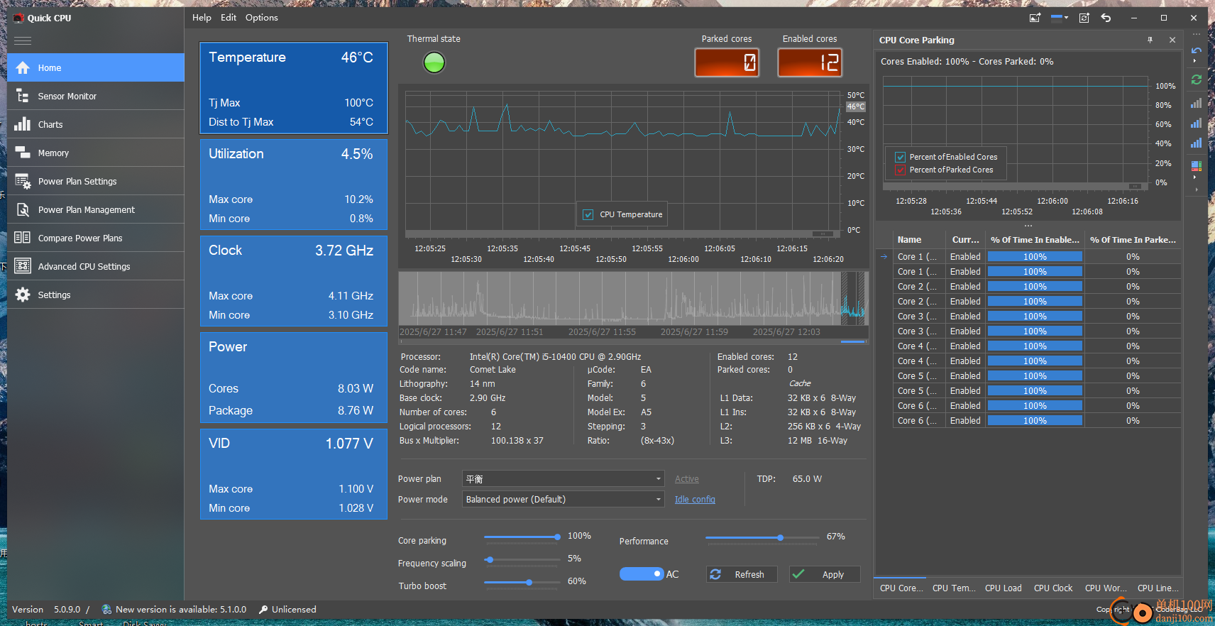 quick cpu(cpu监测App)
