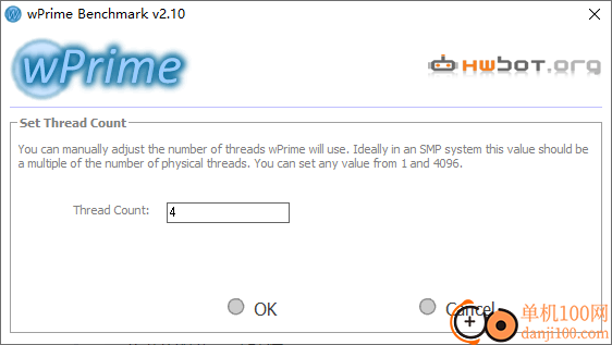 wPrime Benchmark(cpu性能测试软件)