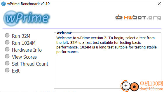 wPrime Benchmark(cpu性能测试软件)