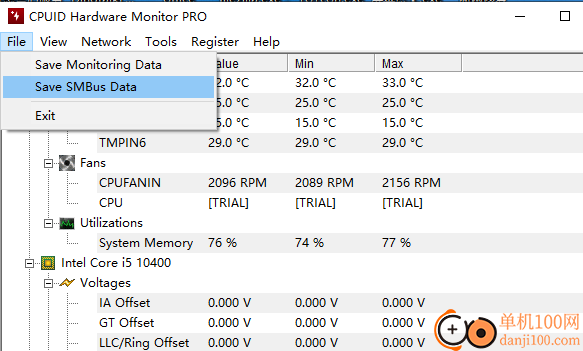 HWMonitor(cpu监控工具)