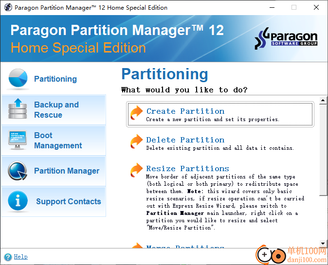 Paragon Partition Manager(硬盘分区软件)
