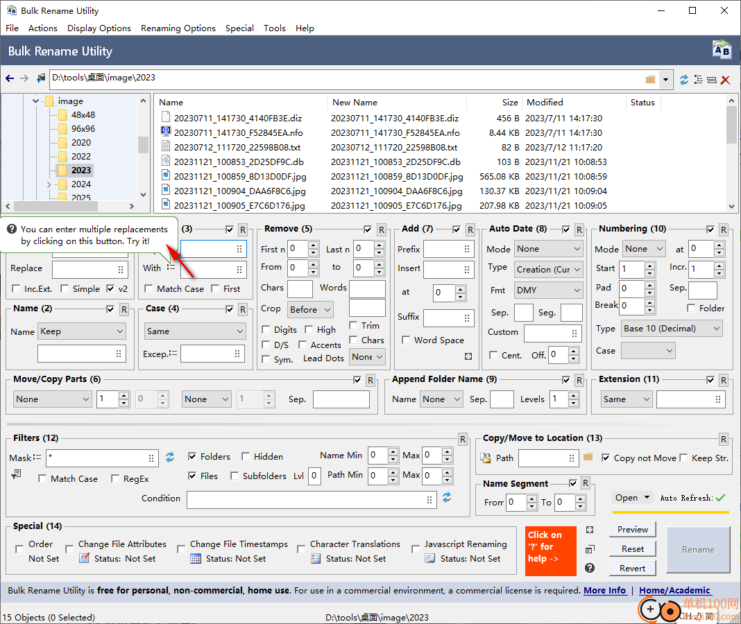bulk rename utility(文件批量改名工具)