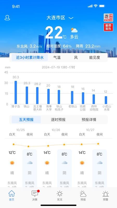 滨城气象官方版v2.3.3(2)