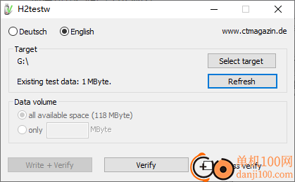 silicom矽谷真假U盘测试软件(H2testw软件)
