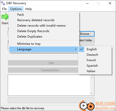 DBF Recovery(DBF文件修復軟件)