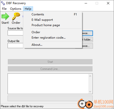 DBF Recovery(DBF文件修復軟件)