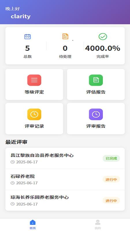 养老机构等级评定系统软件