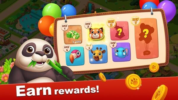 动物园瓷砖动物公园规划师游戏(Zoo Tiles)