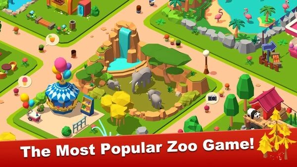 动物园瓷砖动物公园规划师游戏(Zoo Tiles)v2.09.5038 1