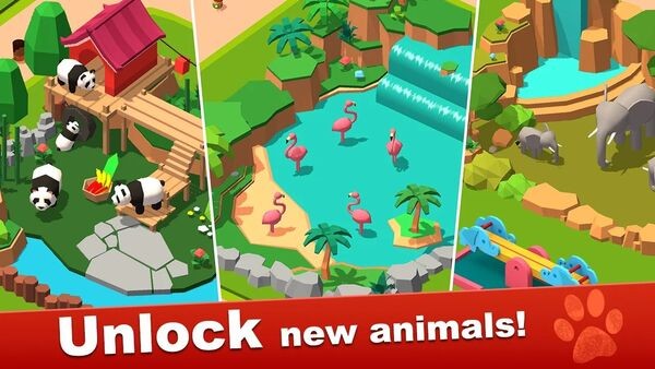 动物园瓷砖动物公园规划师游戏(Zoo Tiles)v2.09.5038 3