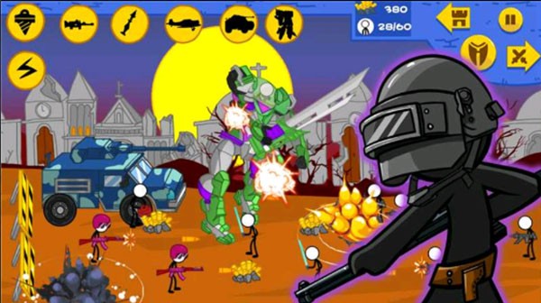 火柴人现代全面战争手游(Stickman War Simulator：Modern)v1.0.3 2