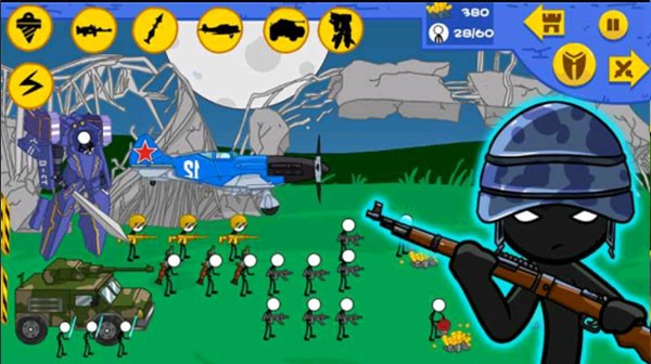 火柴人现代全面战争手游(Stickman War Simulator：Modern)v1.0.3 4