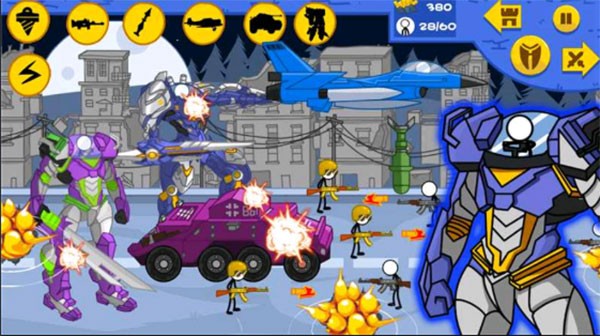 火柴人现代全面战争手游(Stickman War Simulator：Modern)v1.0.3 3