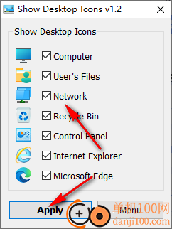 Show Desktop Icons(显示桌面图标)