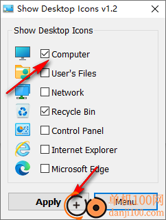Show Desktop Icons(显示桌面图标)