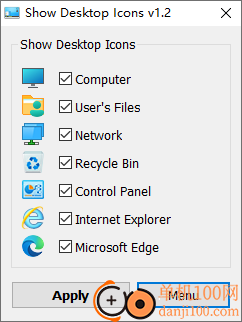 Show Desktop Icons(显示桌面图标)