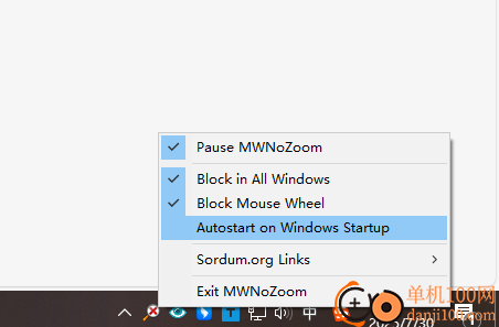 MWNoZoom(禁止鼠标滚轮缩放网页)