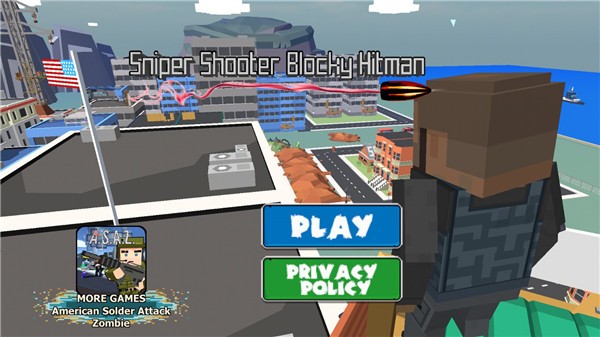 像素狙击手游戏(Sniper Shooter Blocky Hitman)