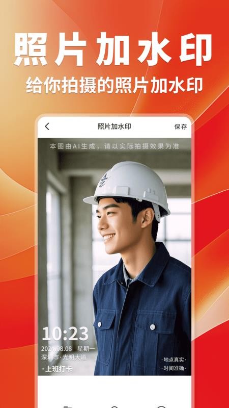 工作打卡水印相机免费版v1.0.1 4