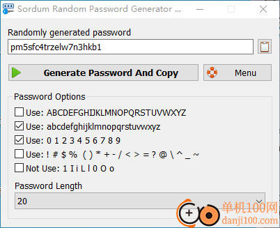 Sordum Random Password Generator(随机密码生成器)
