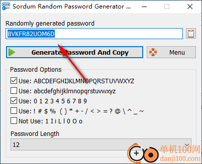 Sordum Random Password Generator(随机密码生成器)
