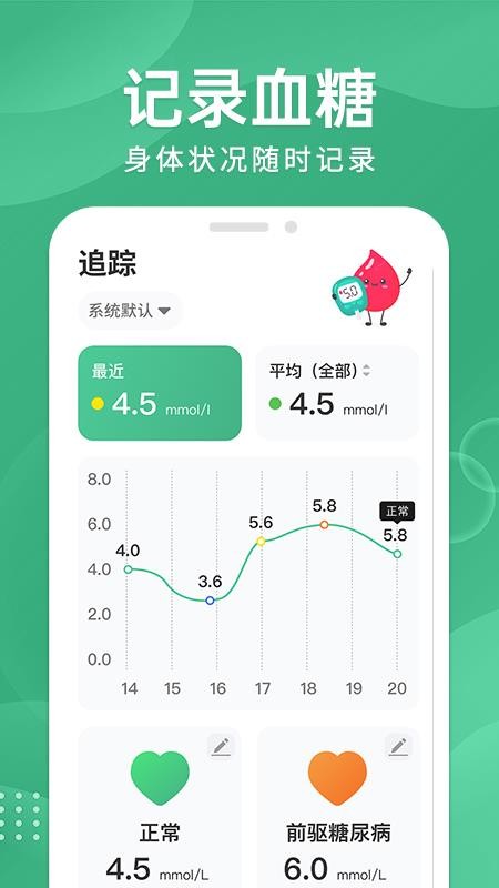 血糖宝(量血压血糖)v1.1.0(1)