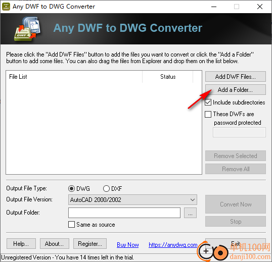 Any DWF to DWG Converter(DWF转换dwg软件)