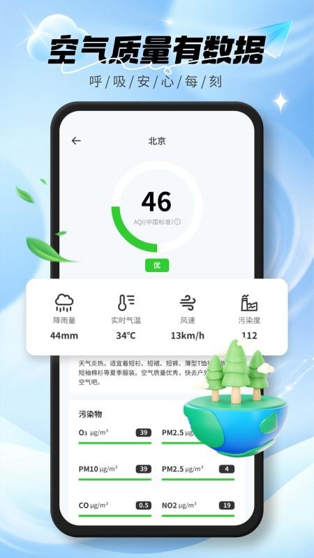 实时空气质量最新版v1.0.0 3