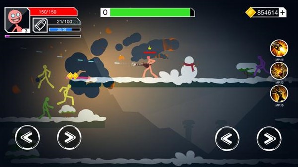 火柴人猎枪手游戏(Stickman Gunner)